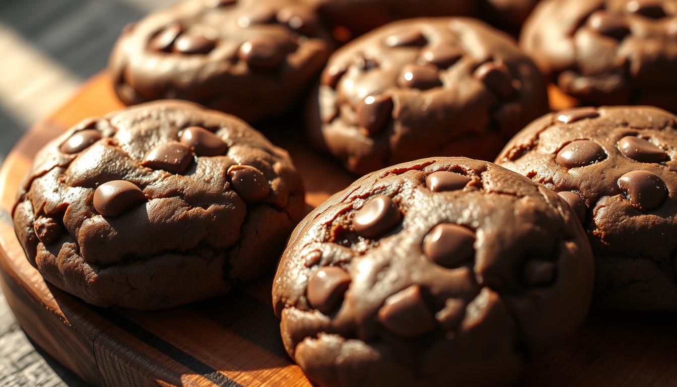 biscoitos de chocolate